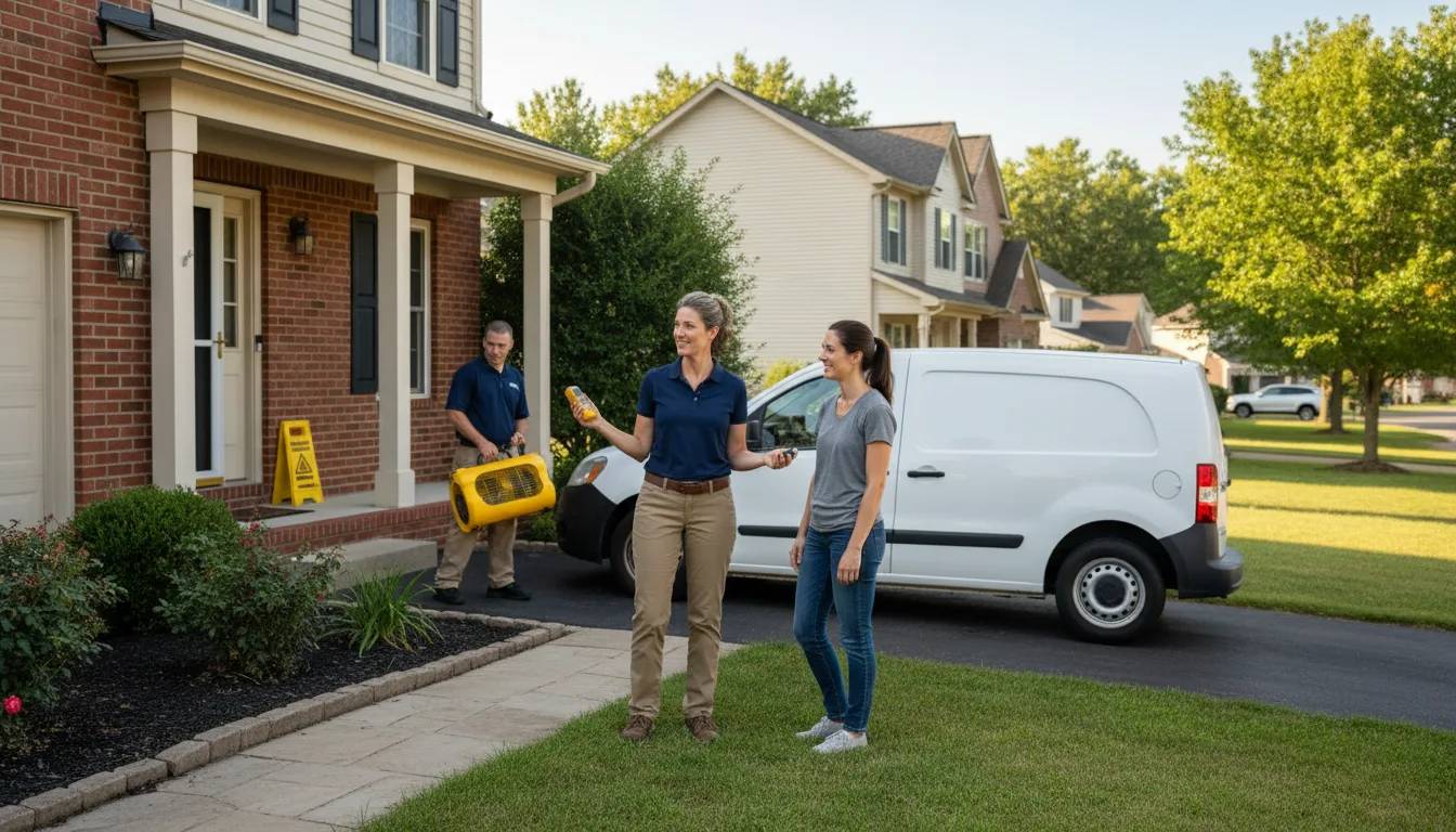 Water restoration image for Dehumidification And Cleanup Services in Stottville, NY
